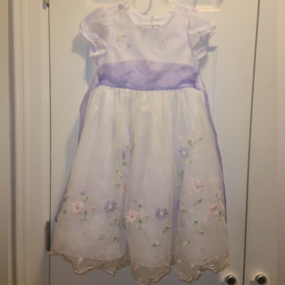 Girls' Floral Organza Rare Editions brand Dress